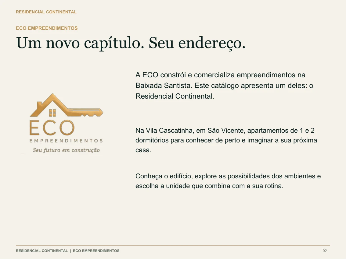 Página 2 do catálogo Residencial Continental