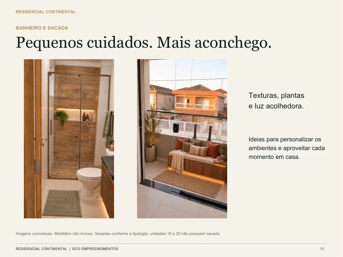 Página 10 do catálogo Residencial Continental