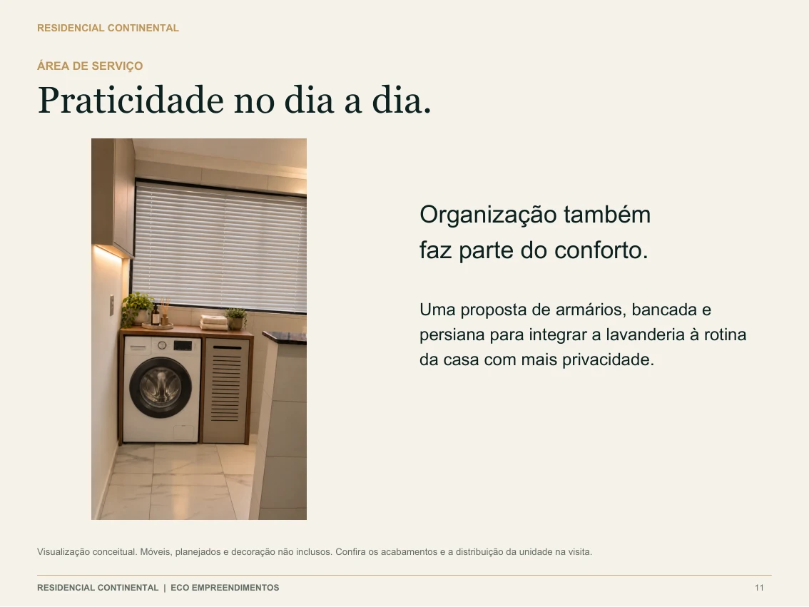 Página 11 do catálogo Residencial Continental