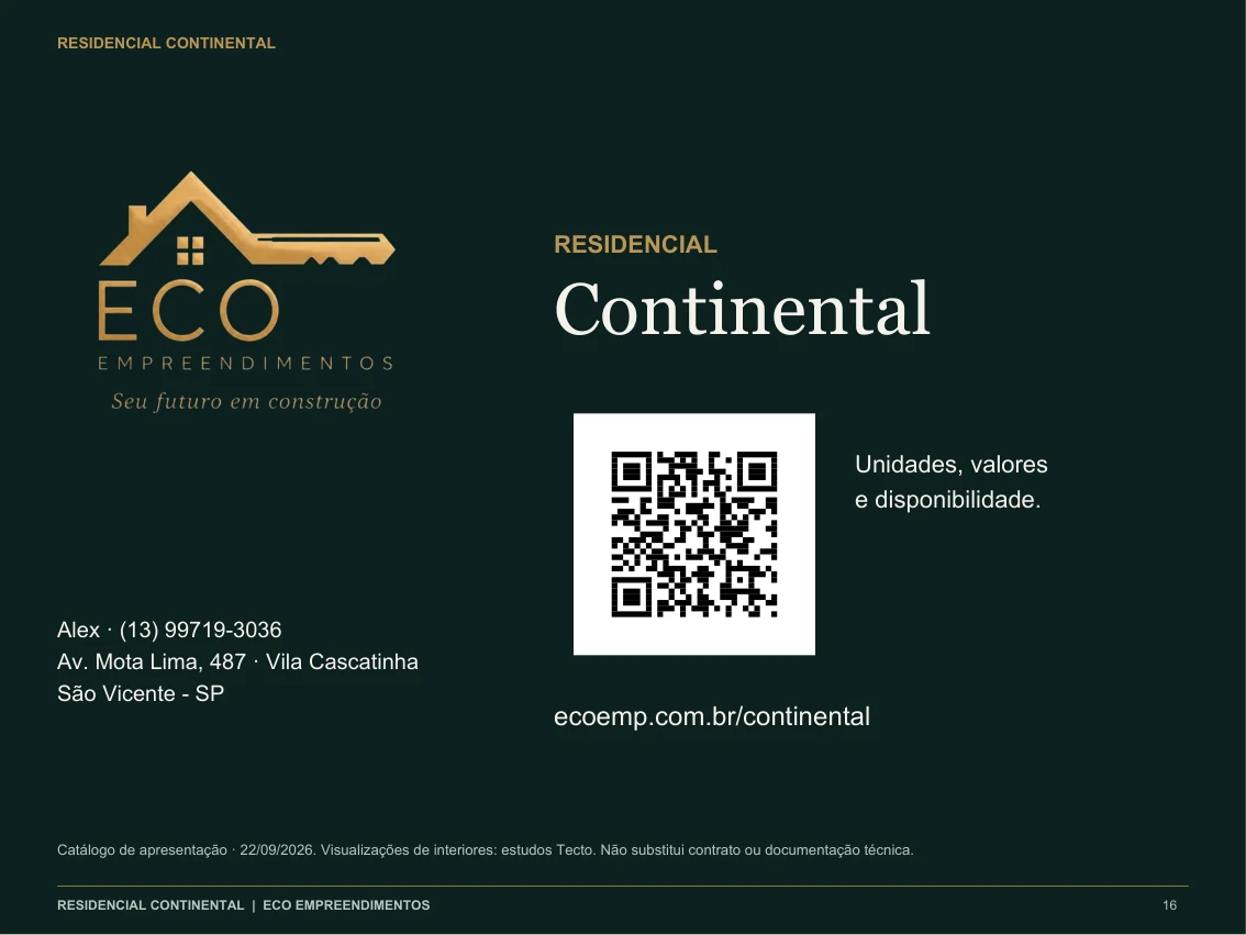 Página 16 do catálogo Residencial Continental